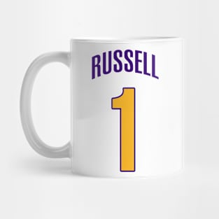 DeAngelo Russell Jersey Poster Mug